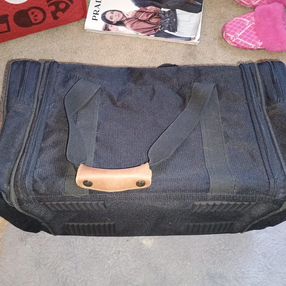 Never Used Cherokee Black and Tan Duffel Bag